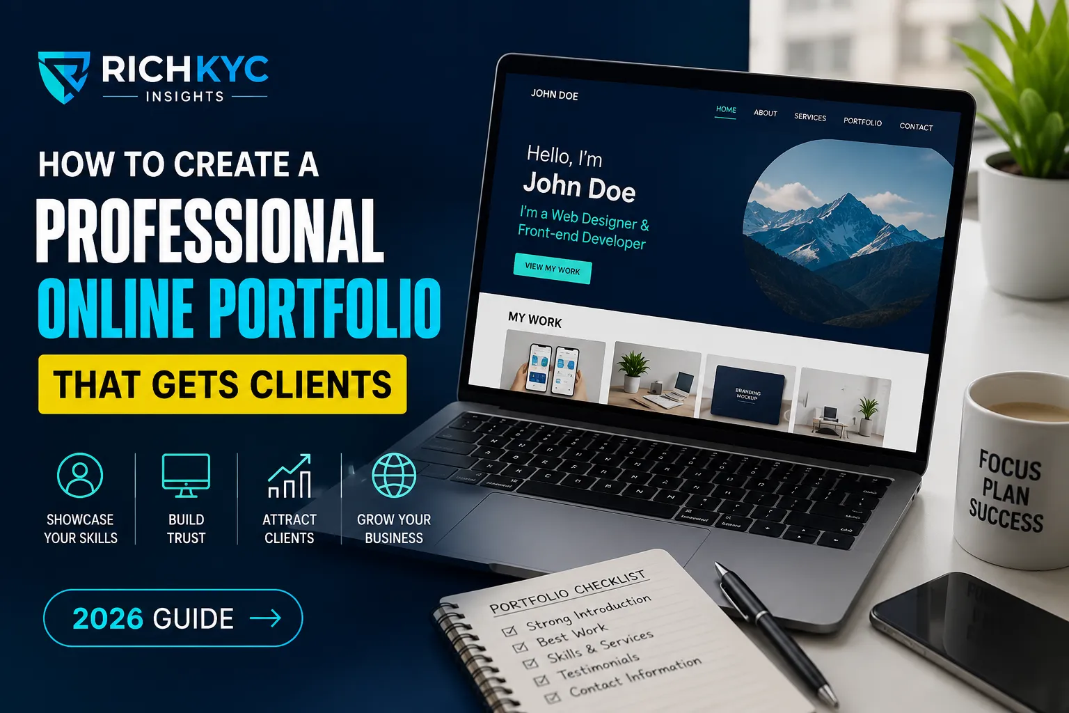 How to Create a Professional Online Portfolio That Gets Clients
